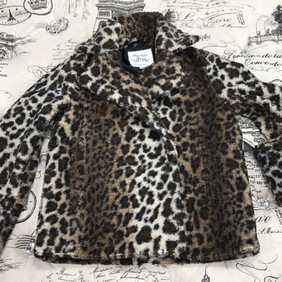 Maralyn & Me Leopard Teddy Jacket - Picture 4 of 8
